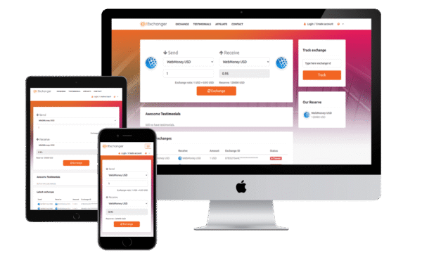 Bitexchanger – Dollar Buy sell PHP script